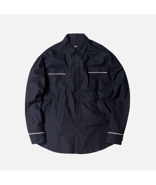 Fear of God 5th Collection Piped Oversized Button-Up - Navy de l' environnement