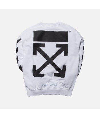 Off-White Diagonal Caravaggio Crewneck - White de technologie