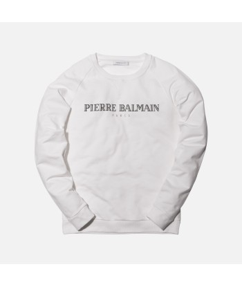 Pierre Balmain Logo Crewneck - Off White vente chaude votre 