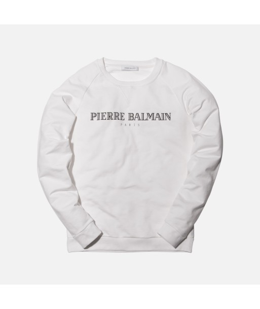 Pierre Balmain Logo Crewneck - Off White vente chaude votre 