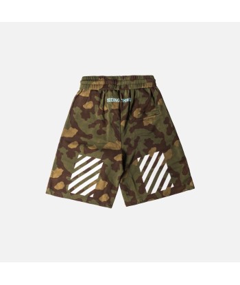 Off-White Diagonal All Over Short -  Camo / White chez Cornerstreet bien 