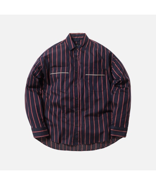 Fear of God 5th Collection Piped Oversized Button-Up - Navy / Red ouvre sa boutique