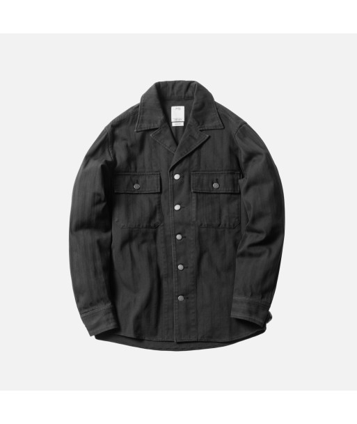 Visvim Willard Herringbone Shirt Jacket - Navy prix pour 