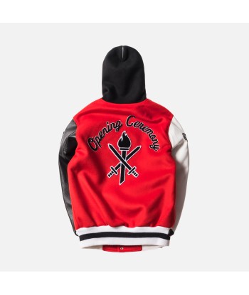 Opening Ceremony Torch Hooded Varsity Jacket Jewel - Red est présent 