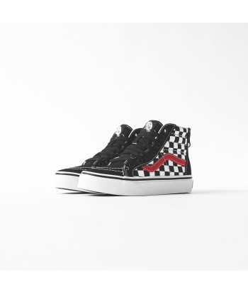 Vans Kids Sk8-Hi Zip - Black / Red Livraison rapide