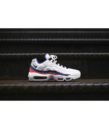 Nike Air Max 95 Essential - White / Blue / Red à prix réduit toute l'année