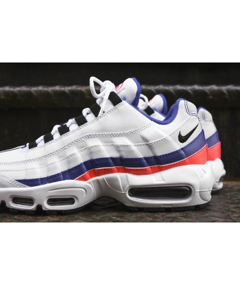 Nike Air Max 95 Essential - White / Blue / Red à prix réduit toute l'année