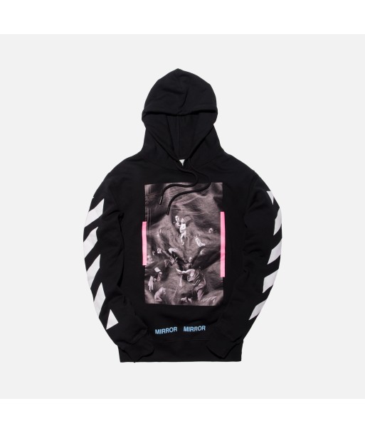 Off-White Diagonal Caravaggio Hoodie - Black Vous souhaitez 