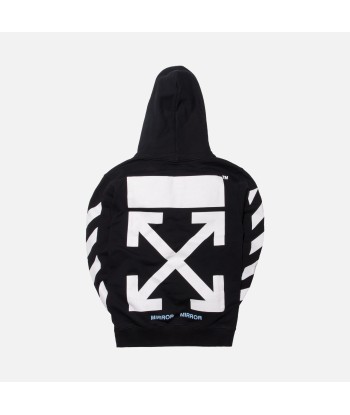 Off-White Diagonal Caravaggio Hoodie - Black Vous souhaitez 