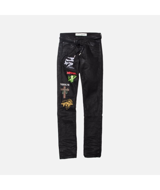 Off-White Mix Rock Slim Denim - Black / Multi 2023