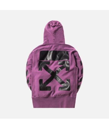 Off-White x Champion Hoodie - Violet / Black Economisez 