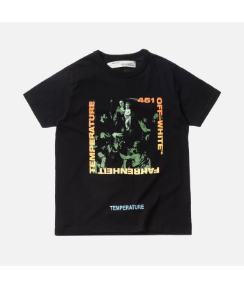 Off-White Gradient Caravaggio Slim Tee - Black / Multi Les magasins à Paris