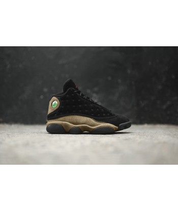 Nike Air Jordan 13 Retro - Black / Olive Les êtres humains sont 