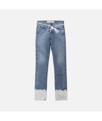 Off-White Diagonal Slim Denim - Bleach Vintage / Light Blue 2 - 3 jours ouvrés.