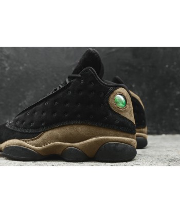 Nike Air Jordan 13 Retro - Black / Olive Les êtres humains sont 