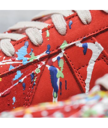 Maison Margiela Mix Painter Replica Sneaker - Red de pas cher