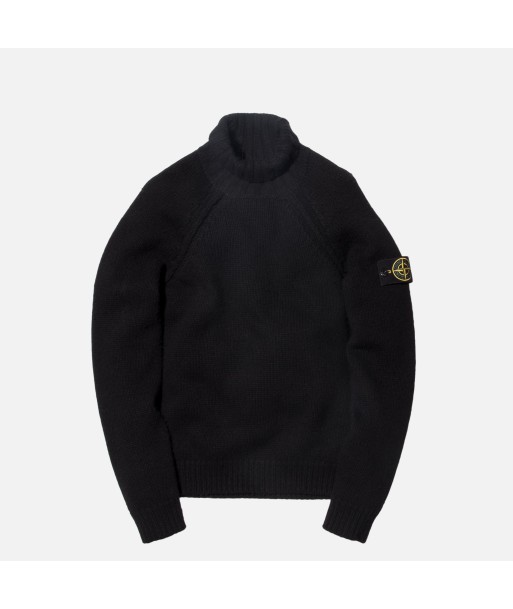 Stone Island Knit Turtleneck - Black JUSQU'A -70%! 