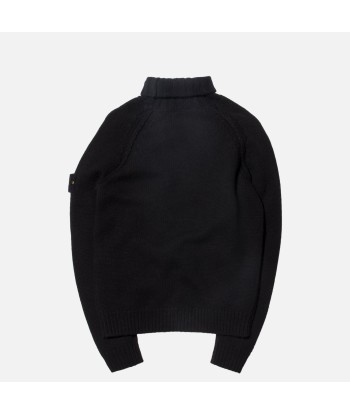 Stone Island Knit Turtleneck - Black JUSQU'A -70%! 