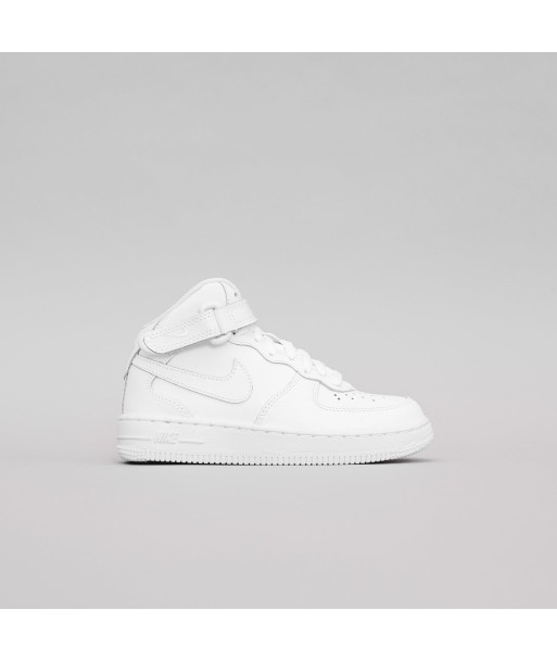 Nike Pre-School Air Force 1 - Mid White / White store