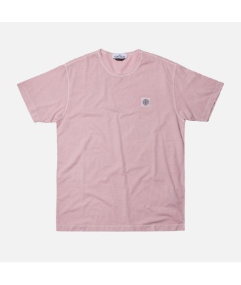 Stone Island Fissato Dye Tee - Rose Quartz des créatures d'habitude