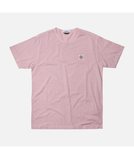 Stone Island Fissato Dye Tee - Rose Quartz des créatures d'habitude