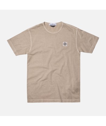 Stone Island Fissato Dye Tee - Beige Véritable concentré