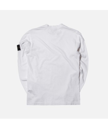 Stone Island L/S Tee - White solde