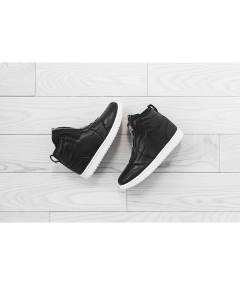 Nike WMNS Air Jordan 1 High Zip - Black / Sail Venez acheter