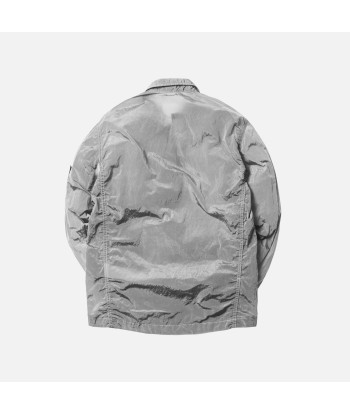 Stone Island Nylon Metal Jacket - Silver / Lavender brillant des détails fins