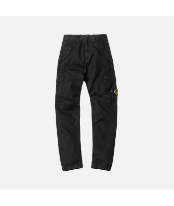 Stone Island Cargo Pant - Black brillant des détails fins