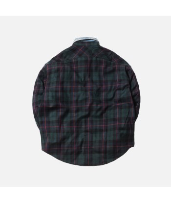 Fear of God 5th Collection Denim Collared Flannel - Green Comparez et commandez 