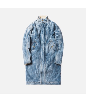 Fear of God 5th Collection Selvedge Denim Holy Water Alpaca Deck Coat - Light Blue suggérées chez