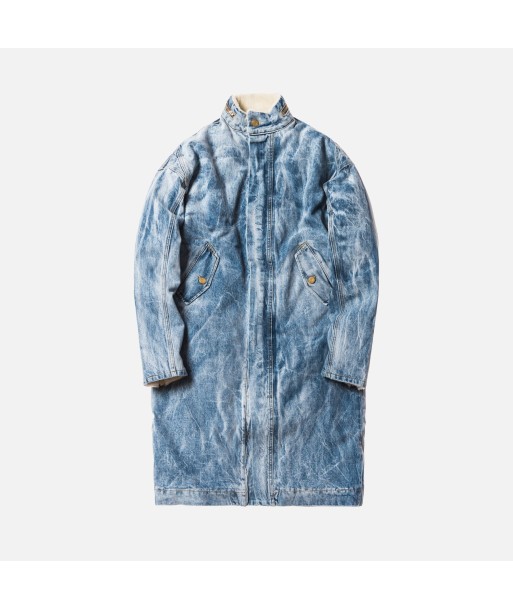 Fear of God 5th Collection Selvedge Denim Holy Water Alpaca Deck Coat - Light Blue suggérées chez