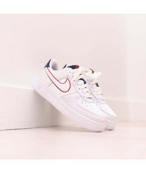 Nike WMNS Air Force 1 - White / Blue Paris Déstockage Promo