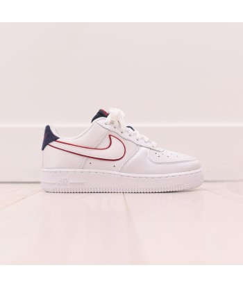 Nike WMNS Air Force 1 - White / Blue Paris Déstockage Promo