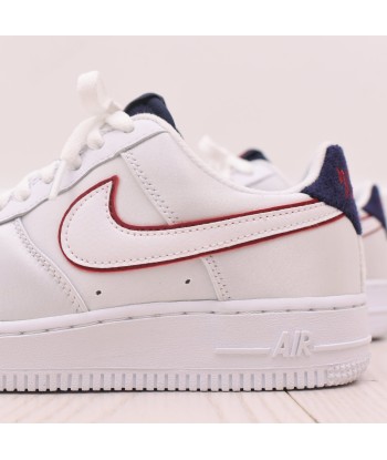 Nike WMNS Air Force 1 - White / Blue Paris Déstockage Promo