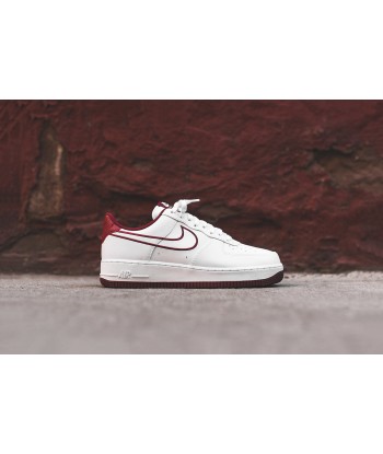 Nike Air Force 1 '07 - White / Red Les magasins à Paris et en Île-de-France