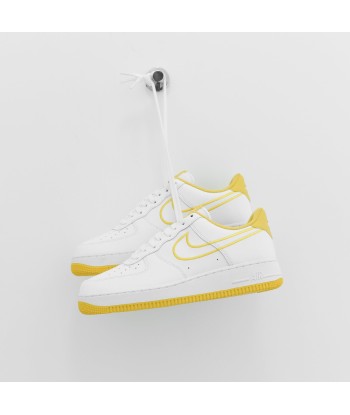 Nike Air Force 1 '07 - White / Yellow destockage