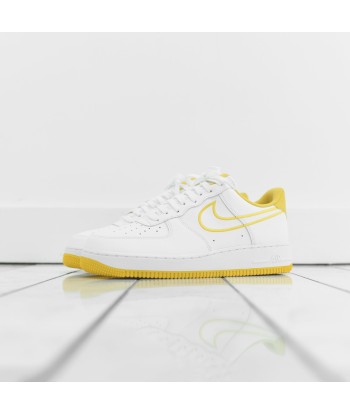 Nike Air Force 1 '07 - White / Yellow destockage