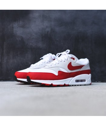 Nike WMNS Air Max 90/1 - White / University Red / Neutral Grey pour bénéficier 