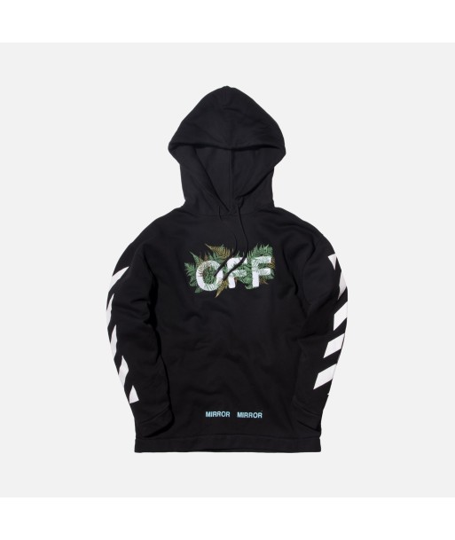 Off-White Diagonal Ferns Hoodie - Black Dans la société mordern