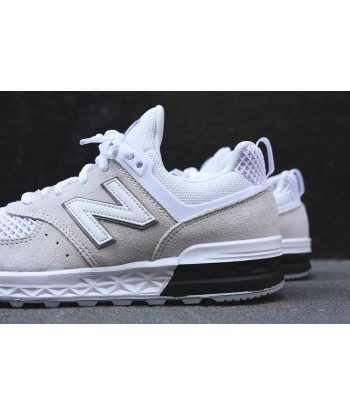 New Balance Kids KFL574ZG - White Economisez 