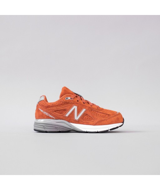 New Balance Kids KJ990OOP - Rust / Grey pas cher