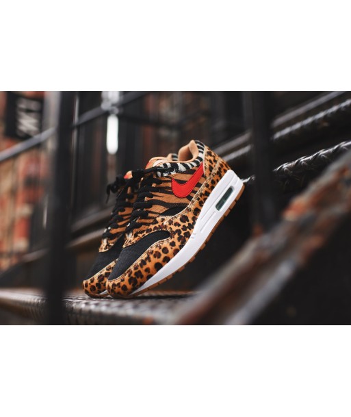 Nike x atmos Air Max 1 DLX - Wheat / Sport Red / Bison les muscles