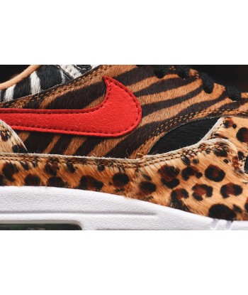 Nike x atmos Air Max 1 DLX - Wheat / Sport Red / Bison les muscles