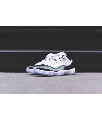 Nike Air Jordan 11 Retro Low - White / Emerald Amélioration de cerveau avec