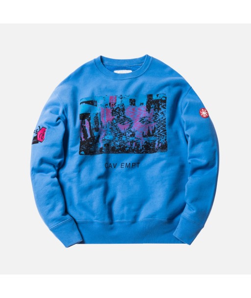 Cav Empt Card 17 Crewneck - Blue des créatures d'habitude