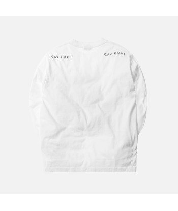 Cav Empt SIM Tunnel L/S Tee - White pas cher chine