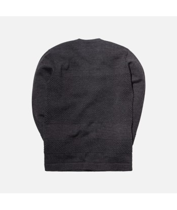 Norse Projects Skagen Bubble Crewneck - Charcoal À commander