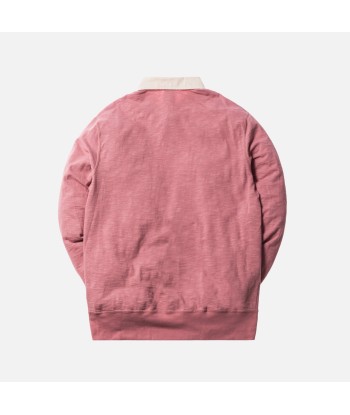 Aimé Leon Dore Long Sleeve Rugby Shirt - Dusty Pink livraison gratuite